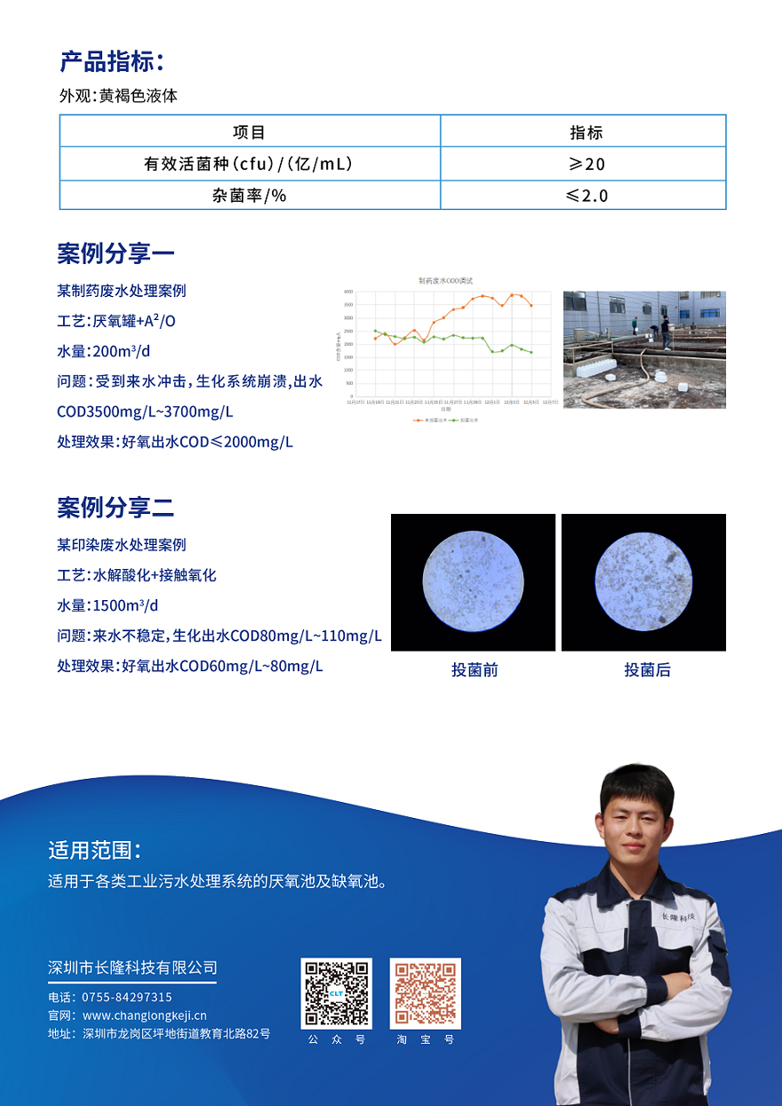 降解高濃度COD，提高生化B/C，提高水解酸化速度